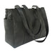 Piel Leather Small Zippered Shopping Bag