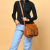 2-Pocket Leather Sling For Women Classy Leather Bags