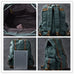 Waxed Canvas With Leather Backpack Vintage Large Capacity Backpack Travel Backpack RockCow Leather Studio
