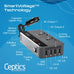 Ceptics 200W Car Power Inverter Charger with Digital Display and SmartVoltage™ Technology (PI-200W4U) Ceptics