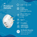 India, Pakistan Plug Adapter - Type D - 5 in 1 - Ultra Compact (PTU-10) Ceptics