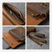 Crazy Horse Leather Men's Briefcase Retro Messenger Bag RockCow Leather Studio