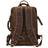 Full Grain Leather Travel Backpack Mens Large Leather Backpack Laptop Backpack Convertible Handbag RockCow Leather Studio