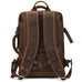 Full Grain Leather Travel Backpack Mens Large Leather Backpack Laptop Backpack Convertible Handbag RockCow Leather Studio