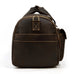 Crazy Horse Leather Duffle Bag Retro Large Capacity Tote Travel Bag Mens Weekender Overnight Bag RockCow Leather Studio