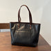Large Capacity Leather Tote Bag, Leather Travel Tote Bag for Women, Full Grain Leather Shoulder Bag for Work RockCow Leather Studio