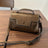 Genuine Leather Satchel handbags, Mini Leather Crossbody Bag with Removable Strap, Vintage Leather City Bag RockCow Leather Studio