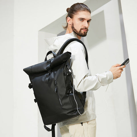 Men's Large Capacity Outdoor Travel Backpack Social Buzz eSIMs
