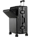 Suitcase Travel Luggage Trolley Front-Opening Large Capacity Aluminum Frame Carry-On Cabin Bag Social Buzz eSIMs