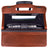 Mancini Leather Goods Deluxe Wheeled Catalog Case Mancini