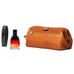 Piel Leather Deluxe Top Frame Toiletry Kit