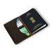 PassportPlus Leather Cover- Dark brown Classy Leather Bags