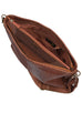Scully Sierra Collection Leather Messenger Bag Brown