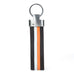 Multi-colored Leather Stripped Keychain Classy Leather Bags