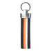 Multi-colored Leather Stripped Keychain Classy Leather Bags