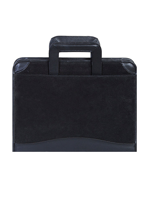 Scully Leather Soft Plonge Suede Zip Binder With Drop Handles Scully