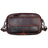 Mancini Buffalo leather Unisex Bag with Zippered Organizer Pocket Mancini