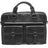 Mancini Buffalo Leather Briefcase with Dual Compartments for 15.6” Laptop Mancini