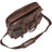 Mancini Buffalo Leather Briefcase with Dual Compartments for 15.6” Laptop Mancini