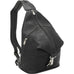 Piel Leather Three Zip Hobo Sling Bag