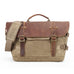 Waterproof Canvas DSLR Camera Bag Canvas Shoulder Camera Bag Messenger Bag QSM3032 RockCow Leather Studio