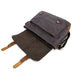Waxed Canvas Messenger Bag Waxed Courier Bag Canvas Shoulder Bag Men Satchel Briefcase Vintage Crossbody Bag RockCow Leather Studio