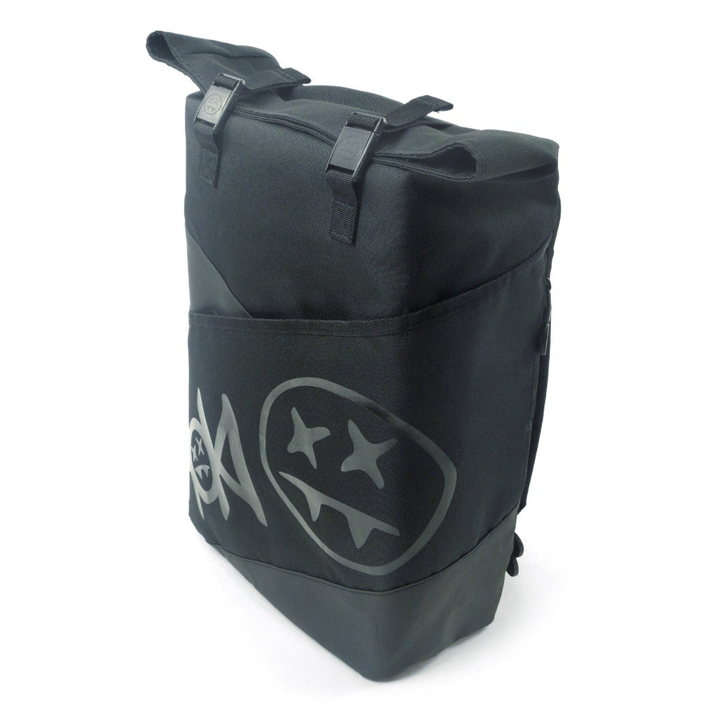 Steve Aoki FŪL FANG Rolltop Tech Black Backpack Ful Luggage