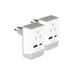 Brazil Travel Adapter | Type N - USB-A & USB-C Ports + 2 USA Outlet (AP-11C) Ceptics