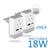 Italy, Chile Travel Adapter | Type L - USB-A & USB-C Ports + 2 USA Outlet (AP-12) Ceptics