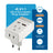 European Travel Adapter | Type C - USB-A & USB-C Ports + 2 USA Outlet (AP-9C) Ceptics