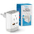 European Travel Adapter | Type C - USB-A & USB-C Ports + 2 USA Outlet (AP-9C) Ceptics