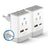 European Travel Adapter | Type C - USB-A & USB-C Ports + 2 USA Outlet (AP-9C) Ceptics