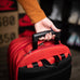 Red Leather Carry-On Roller Bag (Only 150 Made) Sole Premise