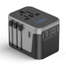 30W 6 in 1 Universal Travel Adapter - 2 USB-A + 3 USB-C - Max. 30W (6A) (UP-30KU-BL) Ceptics
