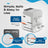 30W 6 in 1 Universal Travel Adapter - 2 USB-A + 3 USB-C - Max. 30W (6A) - White (UP-30KU-WH) Ceptics