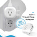Australia, New Zealand, China Travel Plug Adapter - Type I - 5 in 1 - Ultra Compact (PTU-16) Ceptics