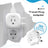South Africa Travel Plug Adapter - Type M - 5 in 1 - Ultra Compact (PTU-10L) Ceptics