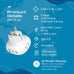 European Schuko Travel Plug Adapter - Type E/F - 5 in 1 - Ultra Compact (PTU-9) Ceptics