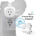 Israel, Palestine Travel Plug Adapter - Type H - 5 in 1 - Ultra Compact (PTU-14) Ceptics