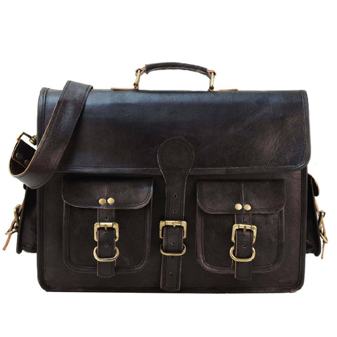The Vintage Black Classy Leather Bags