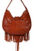 Scully Soft Leather Fringe and Studded Handbag