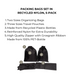 Packing Bags Set in Recycled Nylon, 5-pack, Black Bag-all