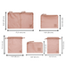 Compression Cubes & Packing Bags Set, 8-pack, Pink/Blush Bag-all