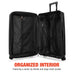 Excavator 3 Piece Expandable Tough Luggage Set Travellty