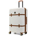 Grace Expandable 25" Medium Checked Retro Suitcase Travellty