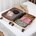 Grace Expandable 25" Medium Checked Retro Suitcase Travellty