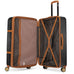 Grace 3 Piece Expandable Retro Luggage Set Travellty