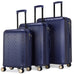 Diamond 3 Piece Expandable Chic Luggage Set Travellty