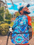 Terrace Laptop Backpack Blue Purple Tie-Dye Ful Luggage