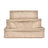 Re-cycled and Reinforced Nylon Compression Packing Cubes, 3-pack Taupe Bag-all